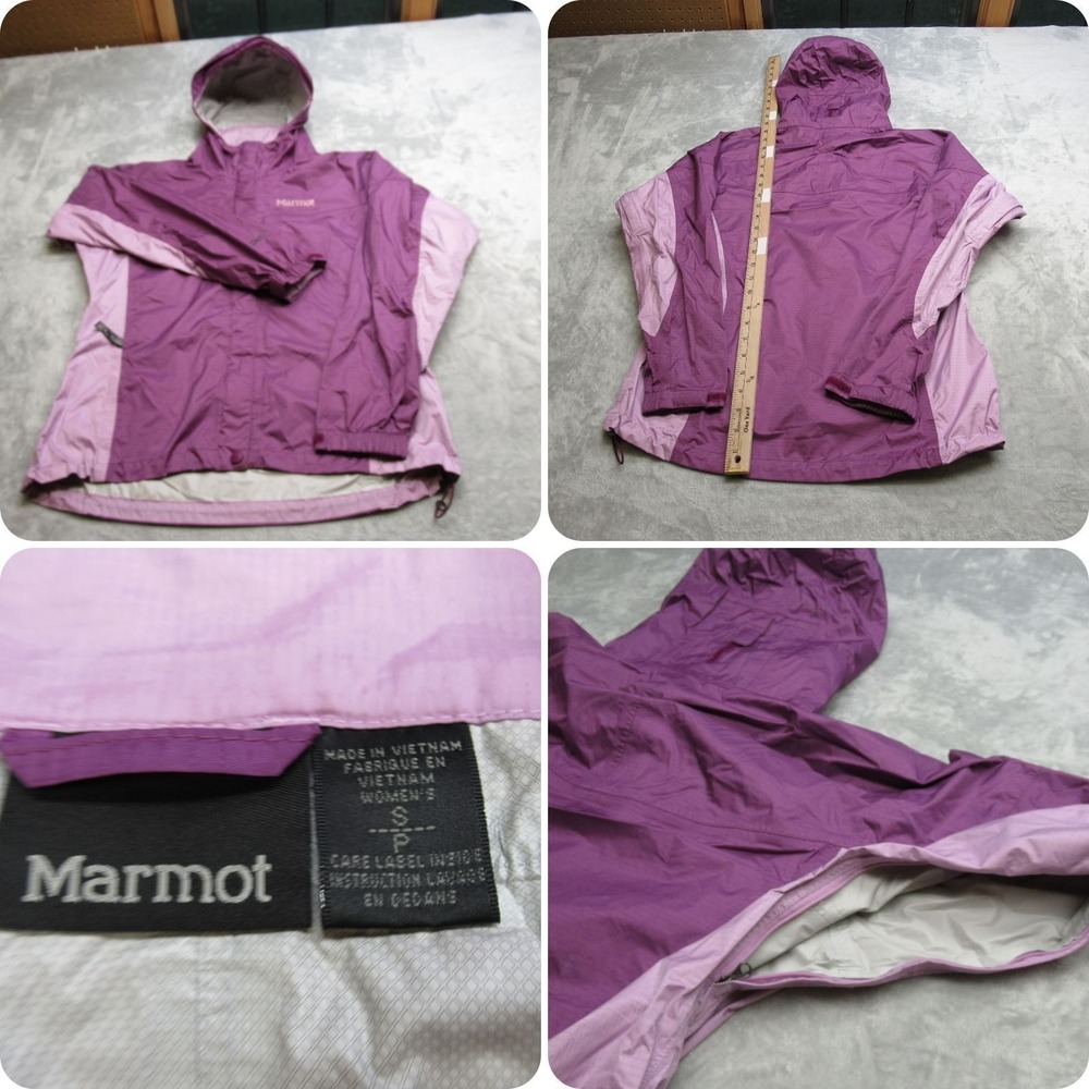 Marmot‎ Jacket Womens Small Purple Lightweight Packable Waterproof Ripstop Rain